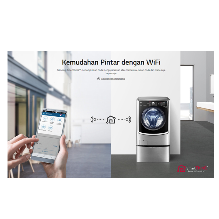 LG Mesin Cuci Front Loading 21 KG - F2721STWV1
